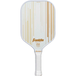 Franklin Signature Pro 16mm Pickleballracket - WHITE and gold Standard Small1x1