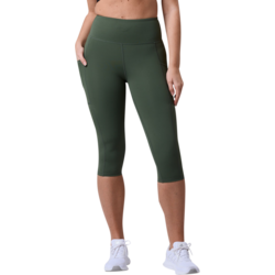 950104101101 CLN ATHLETICS Fuse 3/4 Pocket Tights Moss Green  Standard Small1x1