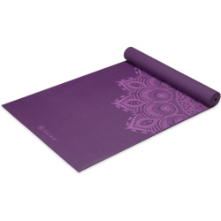 Gaiam Purple Mandala Yoga Mat 6mm Premium - PURPLE Standard Small1x1