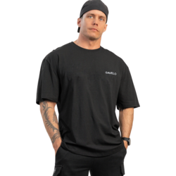 956198101101 GAVELO Gavelo Power Oversize Tee Black  Standard Small1x1