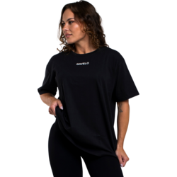 956210101101 GAVELO Gavelo Statement Oversize Tee Black  Standard Small1x1