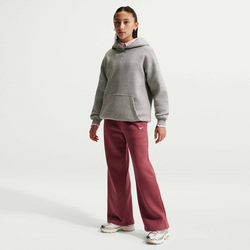Girls' Open-hem Trousers Sportswear Studio Fleece - PINK SMOKE/WHITE Standard Small1x1