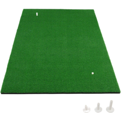 951547101101 NORTHIX Golf Hitting Mat Standard Golf Practice Mat With Real Feel 1.5 X 1m Green  Standard Small1x1