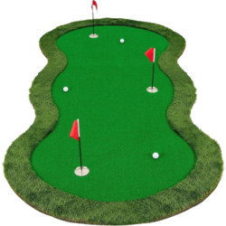 956597101101 NORTHIX Golf Putting Mat 300x150 Cm, 3 Holes, Indoor/outdoor Use  Standard Small1x1
