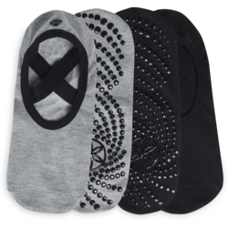949950101101 GAIAM Grippy Yoga Barre Socks Dovetail 2pk  Standard Small1x1