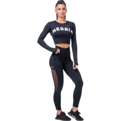 946623101101 NEBBIA High Waist Mesh Tights 946623101101 NEBBIA High Waist Mesh Tights Standard Small1x1