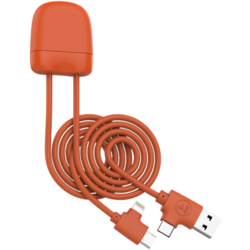 951517101101 XOOPAR Ice-c Multi-connector Laddningskabel Orange  Standard Small1x1