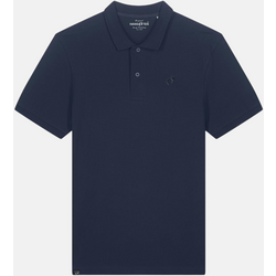 947838101101 HANG TEN Icon Organic Cotton Polo Shirt - French Navy  Standard Small1x1
