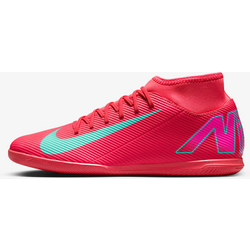Indoor Court High-top Football Shoes Mercurial Superfly 10 Club - EMBER GLOW/AURORA GREEN Standard Small1x1