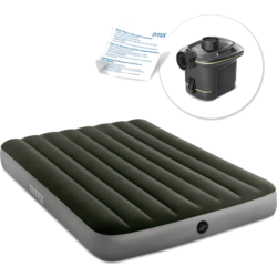 950790101101 B2X Inflatable Mattress 191x137x25 Cm With Electric Pump Intex 64778  Standard Small1x1
