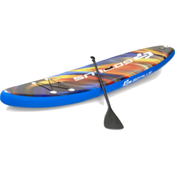 950441101101 NORTHIX Inflatable Stand Up Surfboard Widened Board 320 X 76 X 15 Cm Starry Sky Pattern Colorful  Standard Small1x1