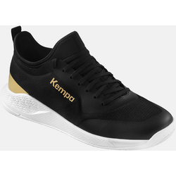 Inomhussportskor Courtfly Jr - SVART/VIT/GULD Standard Small1x1