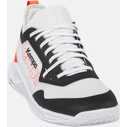 Inomhussportskor Kourtfly Jr - VIT/SVART/FLUORESCERANDE RÖD Standard Small1x1