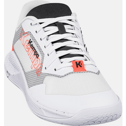Inomhussportskor Kourtfly Two - VIT/SVART/FLUORESCERANDE RÖD Standard Small1x1