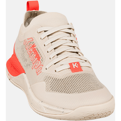 Inomhussportskor Kourtfly W - BEIGE/FLUORESCERANDE RÖD Standard Small1x1