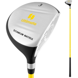 956740101101 NORTHIX Junior Golf Fairway Wood #3, 34"" Fiberglass Shaft, Rh  Standard Small1x1