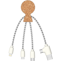 944116101101 XOOPAR Kabel Mr Bio Multi-anslutningar Usb Kork  Standard Small1x1