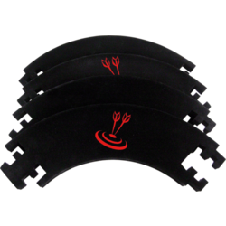 924847101101 KARELLA Karella Dartboard Catch Ring 4-piece Black  Standard Small1x1