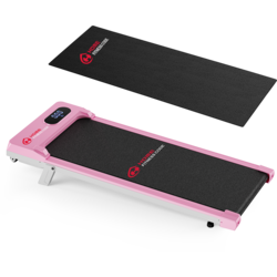Löpband 2.5hp, Gång , Jogging, Hastighet 1–6 Km/h, Kompakt Design(med Matta) - PINK Standard Small1x1