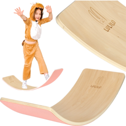 951413101101 NORTHIX Lulilo Ajlo Balance Board With Pink Felt  Standard Small1x1
