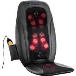 906823101101 CHAMPION NORDIC Massagedyna 3D Infraröd Värme 3-Zon MD210 Svart  Standard Small1x1
