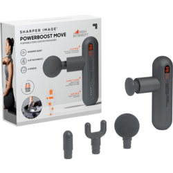 908960101101 SHARPER IMAGE Massagepistol Move Portable Percussion  Standard Small1x1