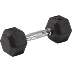 947947101101 MASTER X KRAFTMARK Master X Kraftmark Gummi/krom, Hexhantel  Standard Small1x1