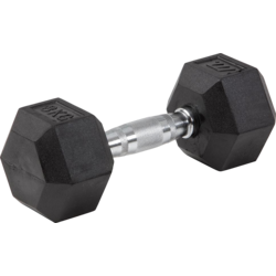 945255101101 MASTER X KRAFTMARK Master X Kraftmark Gummi/krom, Hexhantel  Standard Small1x1
