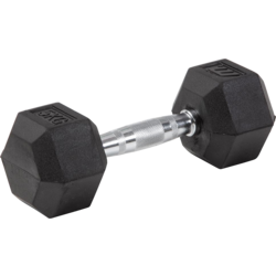 945261101101 MASTER X KRAFTMARK Master X Kraftmark Gummi/krom, Hexhantel  Standard Small1x1