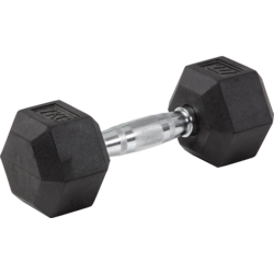 947382101101 MASTER X KRAFTMARK Master X Kraftmark Gummi/krom, Hexhantel  Standard Small1x1