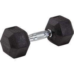 947931101101 MASTER X KRAFTMARK Master X Kraftmark Gummi/krom, Hexhantel  Standard Small1x1