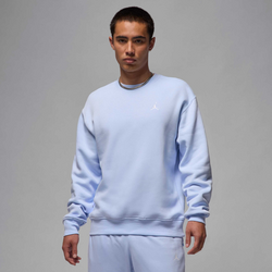 Men's Crew-neck Sweatshirt Jordan Brooklyn Fleece - HYDROGEN BLUE/WHITE Standard Small1x1