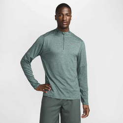 Men's Dri-fit 1/2-zip Running Top Nike - VINTAGE GREEN/BICOASTAL/HEATHER Standard Small1x1