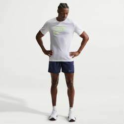 Men's Dri-fit 12.5cm (approx.) Brief-lined Running Shorts Miler - MIDNIGHT NAVY/MIDNIGHT NAVY Standard Small1x1
