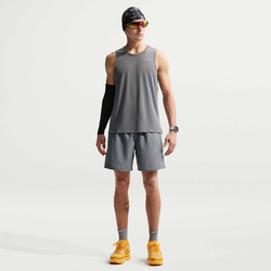Men's Dri-fit 18cm (approx.) Briefs-lined Running Shorts Miler - SMOKE GREY/SMOKE GREY Standard Small1x1