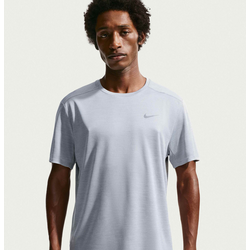 Men's Dri-fit Short-sleeve Running Top Miler - GREY FOG/PARTICLE GREY/HEATHER Standard Small1x1