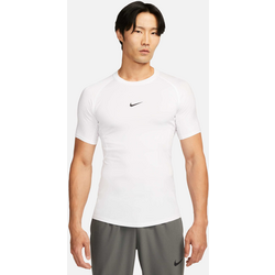 Men's Dri-fit Tight Short-sleeve Fitness Top Pro - WHITE/BLACK Standard Small1x1