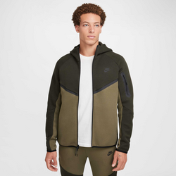Men's Fleece Windrunner Full-zip Jacket Tech - SEQUOIA/MED OLIIV Standard Small1x1