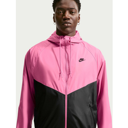 Men's Lined Jacket Windrunner - PEONY/BLACK/BLACK Standard Small1x1