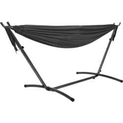 Ml-design Double Hammock With Steel Frame, Dark Grey, Space For 2 People, Indoor Outdoor Use, Xxl - DARK GREY Standard Small1x1