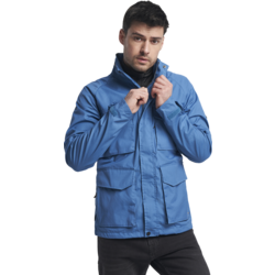 Mount Robson Jacket Men - PETROLEUMBLÅ Standard Small1x1