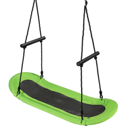954913101101 B2X Nest Swing Children's Tree Swing With 100-180cm Adjustable Rope Hanging Swing Green 123x45cm  Standard Small1x1