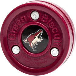 939529101101 GREEN BISCUIT Nhl Puck För Hockeyträning- Arizona Coyotes  Standard Small1x1