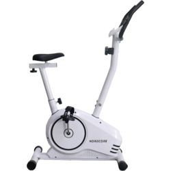 956830101101 NORDCORE Nordcore Exercise Bike 600 White  Standard Small1x1