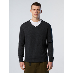 955533101101 NORTH SAILS North Sails Sweater V-neck With Embroidered Logo  Standard Small1x1
