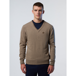 955533102101 NORTH SAILS North Sails Sweater V-neck With Embroidered Logo  Standard Small1x1