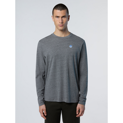 945761105101 NORTH SAILS North Sails T-shirt Long-sleeved With Logo Patch  Standard Small1x1