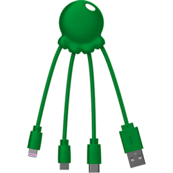951469101101 XOOPAR Octopus Multi-connector Usb-kabel Grön  Standard Small1x1