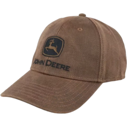 946756101101 JOHN DEERE Oilskin Adjustable Cap  Standard Small1x1