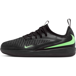 Older Kids' Indoor Court Football Shoes Jr. Phantom 6 Low Academy - BLACK/BLACK/ILLUSION GREEN Standard Small1x1